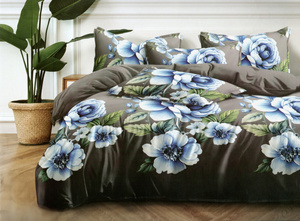 Bedding 160 x 200 3pcs Satin Dalwin 1087