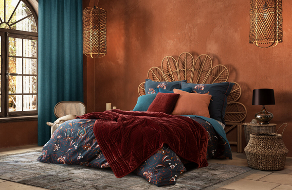 Decorative pillowcase 50 x 50 Morocco 1 Petrol