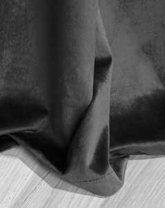 Curtain 140 x 250 Decorative Velvet Soft Graphite