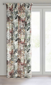 Curtain 140 x 270 Decorative Arina White + Silver