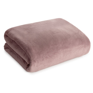Blanket 150 x 200 Microfiber Reversible Tedy Pink