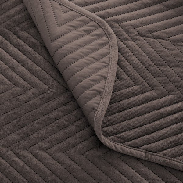 Bedspread 200 x 220 Embossed Velour Marieta 11