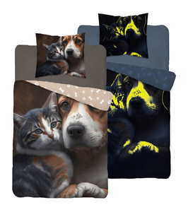 Bedding 140 x 200 2pc FLUO Youth Jaime 4731A