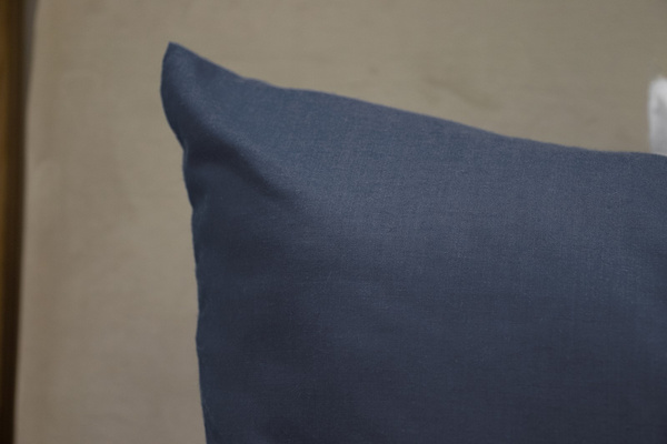 Poszewka Bawełna 45 x 45 Jednolita Ola Granat Navy