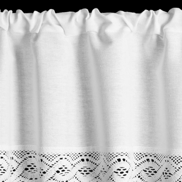 Decorative Curtain Vince On Tape 40 x 150 White