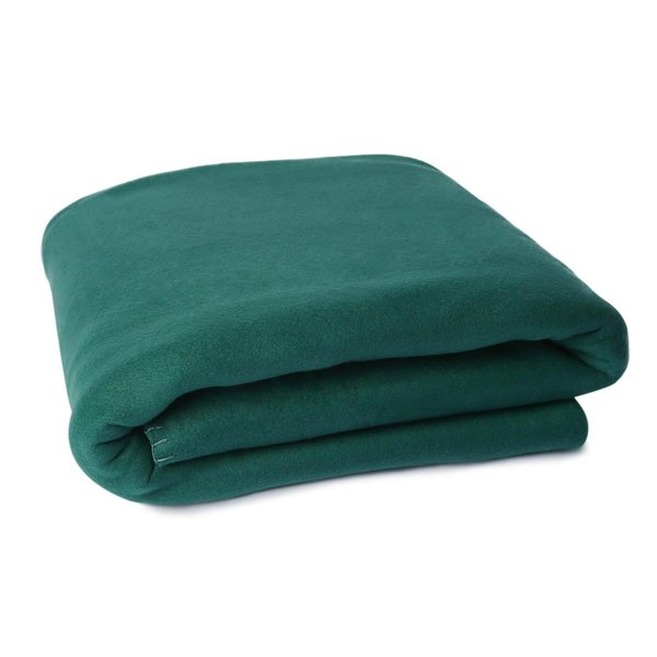 Fleece blanket 150 x 200 Lucca Dark Green