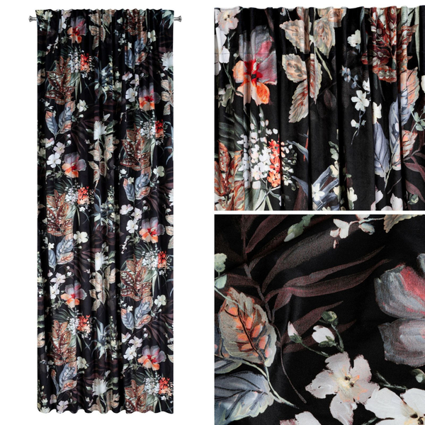 Zasłona 140 x 270 Dekoracyjna Taśma Alani Czar+Ru