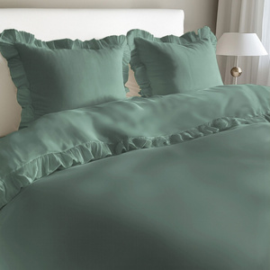 Bedding 220 x 200 3pc Pure Cotton with Ruffle 07