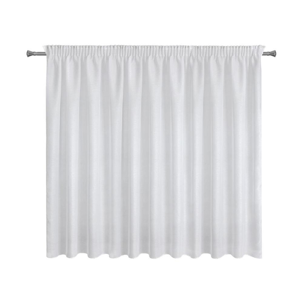 Rebecca Decorative Curtain on Tape 350 x 155 White
