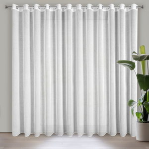 Margo Decorative Curtain 300 x 250 White Drawstrings