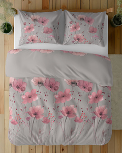 Bedding 160 x 200 3pcs Asti Satin Cotton 5493B