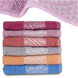 Set of Towels 50 x 100 6pcs. Cotton Narcis 09