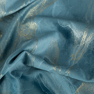 Curtain 140 x 250 Decorative Velvet Melody C.Turquoise