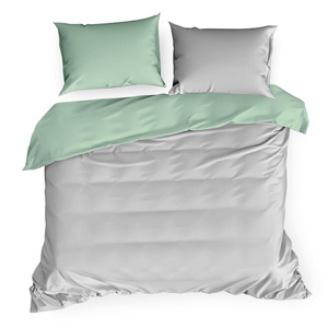 Bedding 180 x 200 3cz Satin Nova3 J.Grey + Mint