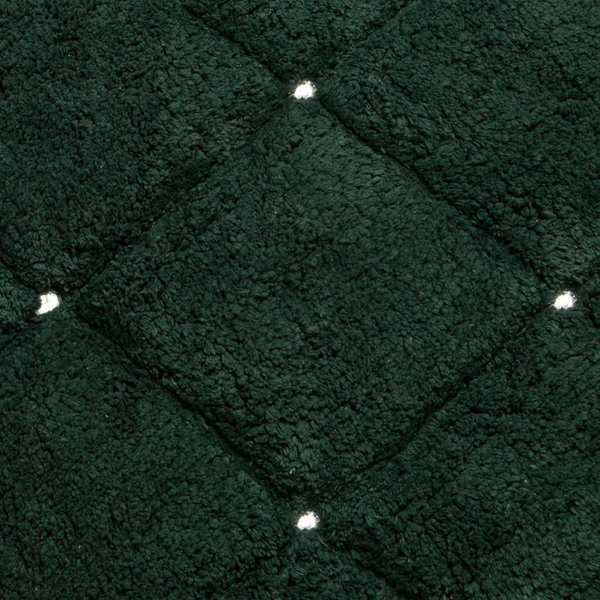 Cotton Carpet 60 x 90 Chic 2 Dark Green