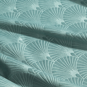 Velvet Juliet Curtain 140 x 250 Sea Splendor