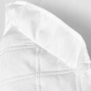 200 x 220 Quilted Double Sided Ruffy White Bedspread