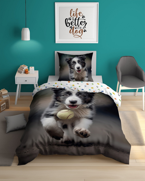 Pościel 140 x 200 2cz FLUO Młodzieżowa Jaime 5410A