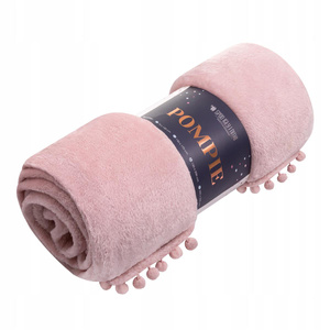 Blanket 150 x 200 Microfiber Pompie Pompoms Powdered