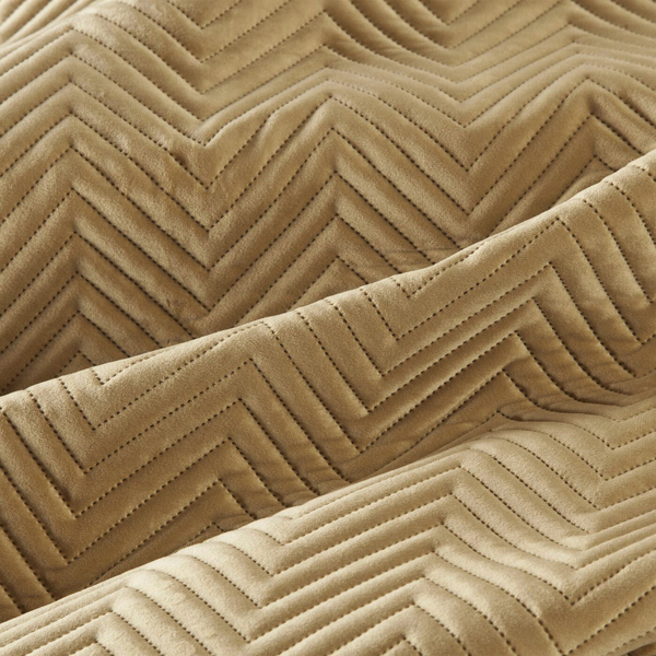 Quilt 200 x 220 Euro Velvet pattern Sofia Honey