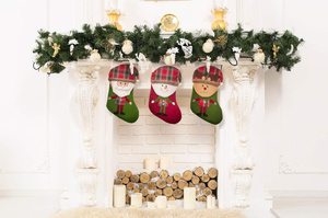 Sock Hight 48 Christmas Gift Scarf Snowman