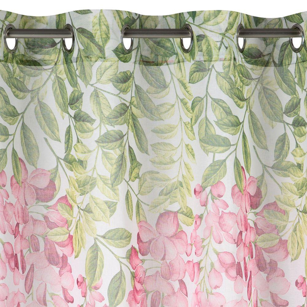 Firana Dekoracyjna Julieta 140 x 250 Róż Przelotka