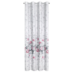 Curtain 140 x 250 Decorative Lea Sliders Sr+Pink