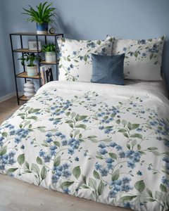 Pościel 140 x 200 2cz Flanela Bawełna Laura 5626A