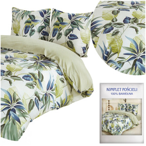 Bedding 160 x 200 3 pcs Cotton Satin no. A1859