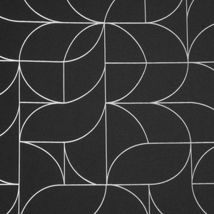 Curtain 140 x 250 Decorative Evi Black+Silver