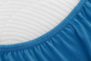 Jersey sheet with elastic 017_D Cornflower 140x200
