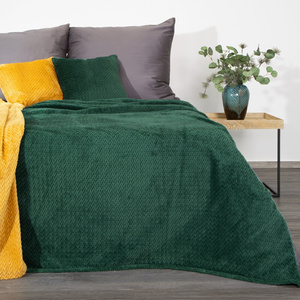 Blanket 70 x 160 Microfiber Design Cindy3 Dark Herb
