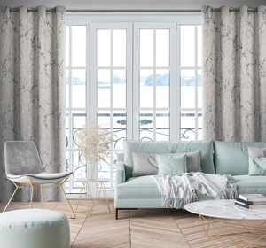 Velvet Curtain Wera 140 x 250 Beige Spillover