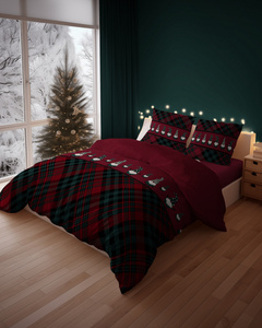 Bedding 220 x 200 3pc Vicenza Cotton pattern 5821B