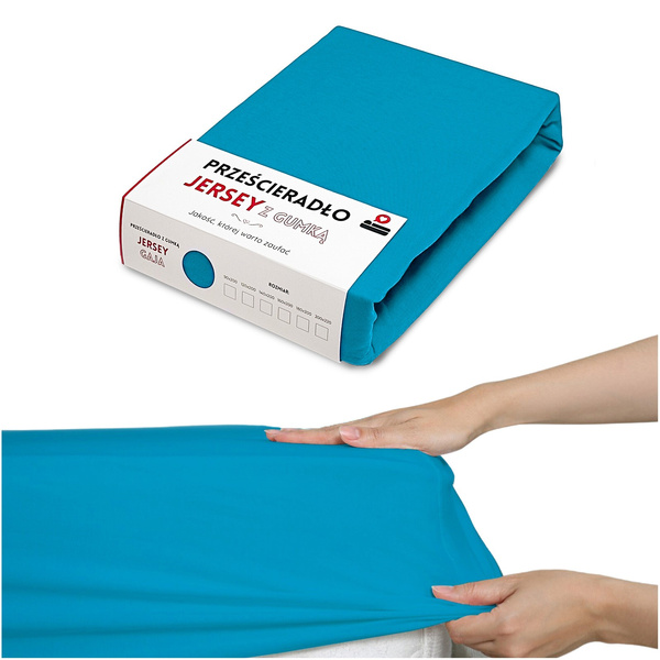 Prześcieradło 200 x 220 Jersey z Gumką Gaja 12