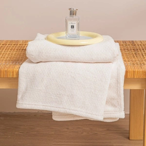 70 x 150 Plush Microfiber Willy Cream Blanket