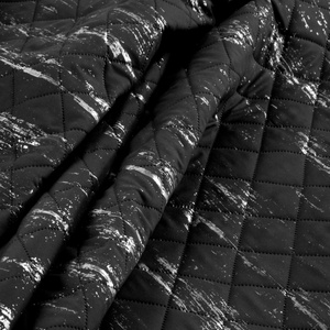 Quilt 220 x 240 Quilted Print Blink/1 Black+Silver