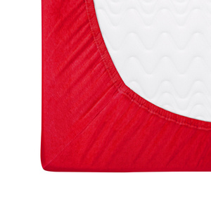 Jersey sheet with elastic 016_D Red 200x220