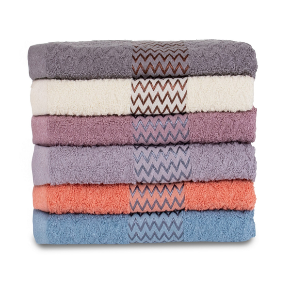 Set of Towels 70 x 140 6pcs. Cotton Narcis 10