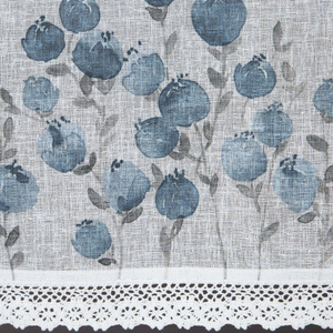Decorative Curtain Pola 30 x 150 Blue