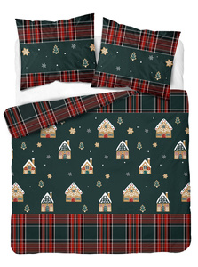 Bedding 220 x 200 3pc Vicenza Cotton pattern 5816B