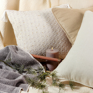 Poszewka 60 x 60 Dekoracyjna Seville 3C Kremowy