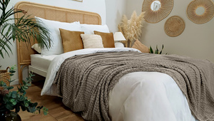 Blanket 200 x 220 Microfiber Embossed Plush Ala Circles 3D 03