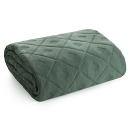 Quilt 220 x 240 Design Quilted Alara6 Green