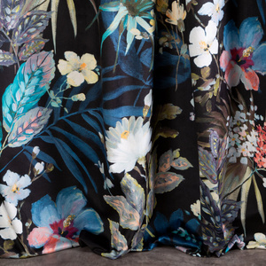 Curtain 140 x 270 Decorative Przel Alani Black+Green