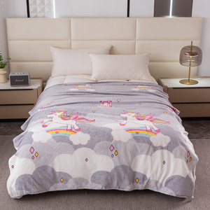 Koc 160 x 200 Mikrofibra Gładka Inger 16