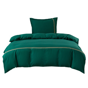 Pościel 140 x 200 2cz Gładka Z Haftem Lumera 06