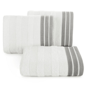 30 x 50 Bath Towel Cotton Pati 01 White