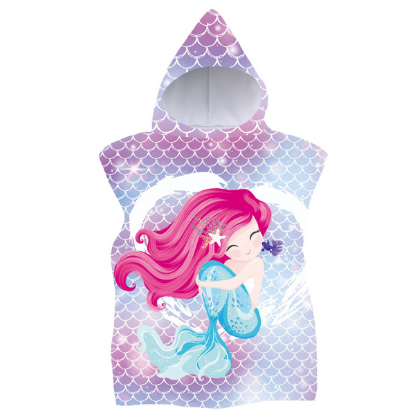 Ręcznik Kąpielowy 60 x 120 Kapturek Ponczo 48