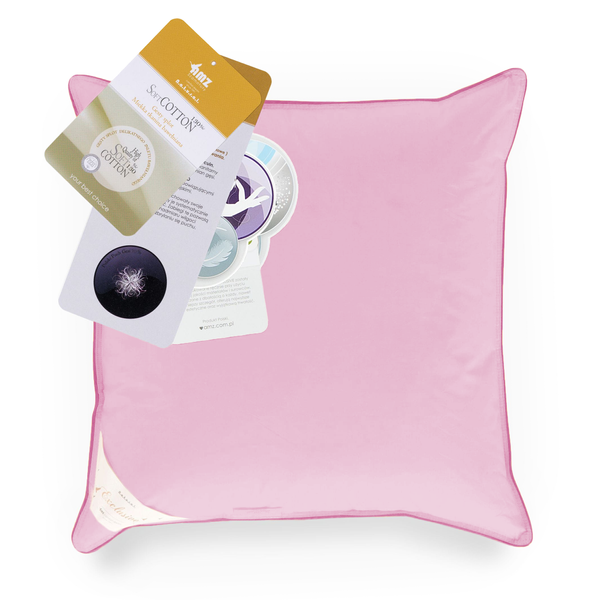 Pillow 40 x 40 Natural Exclusive Basic+ Pink